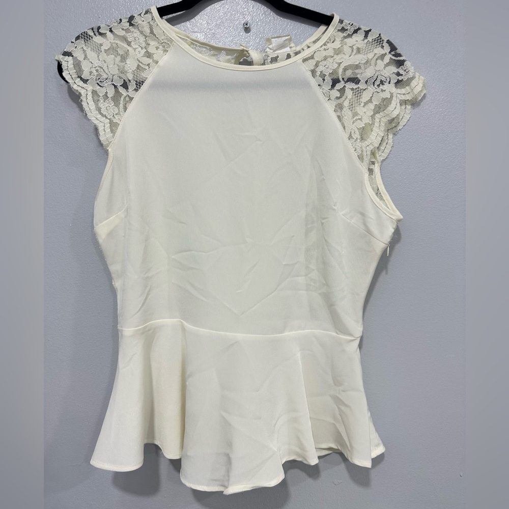 White lace blouse